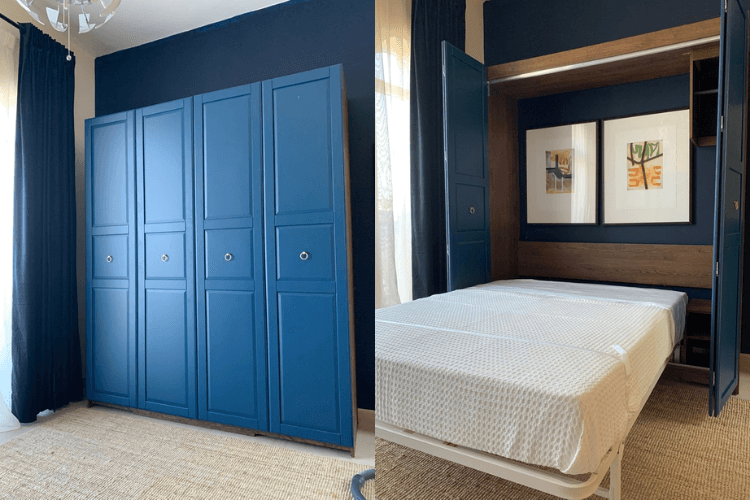 Best IKEA Hacks of 2021 - murphy bed in a PAX wardrobe