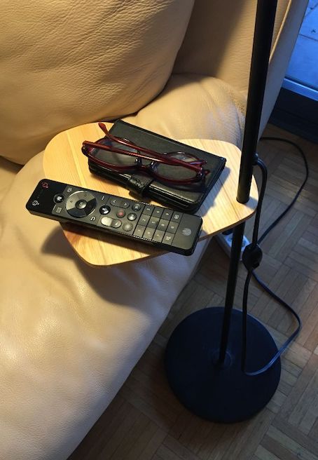 floor lamp shelf