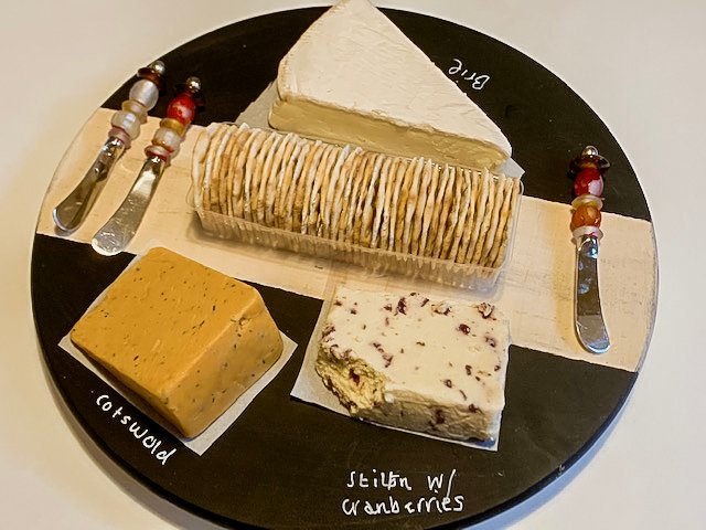 chalkboard cheeseboard