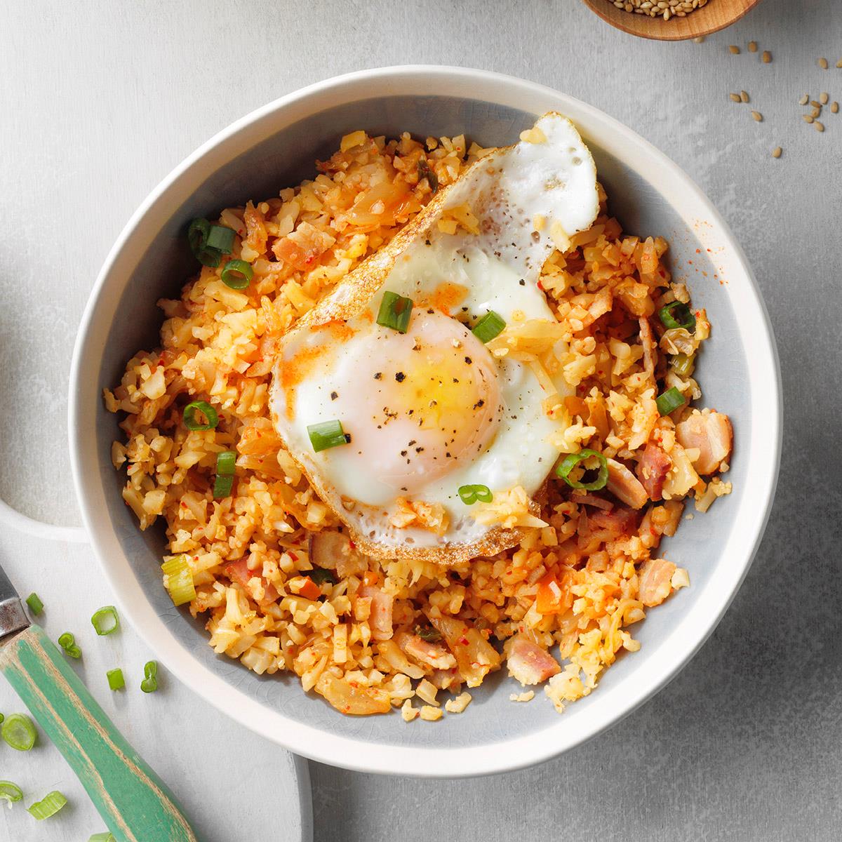 Kimchi Cauliflower Fried Rice Hedonismonline