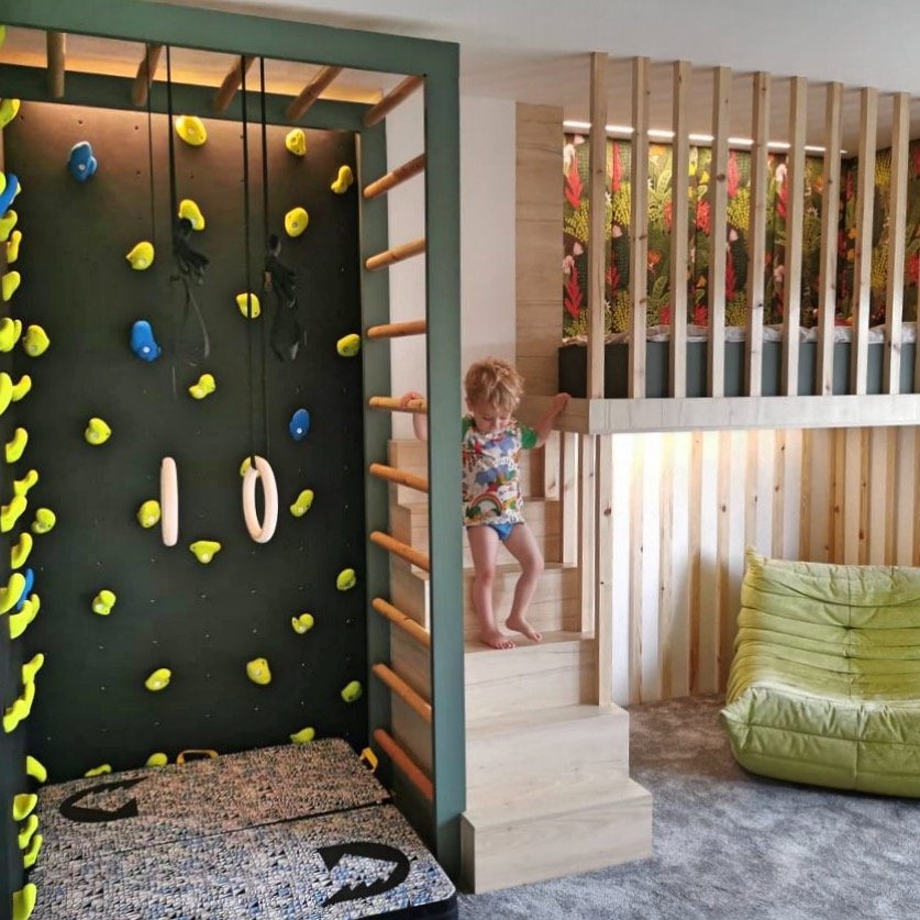 Best IKEA Hacks of 2021 - kids room with climbing wall