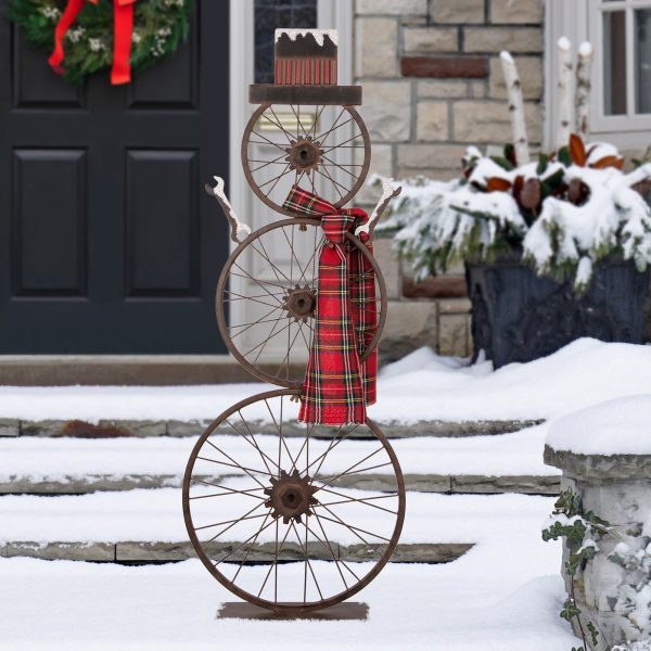 unique-rustic-outdoor-snowman-christmas-