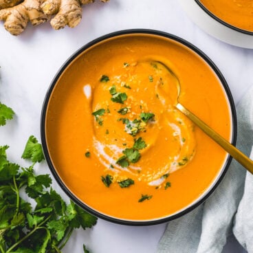 Carrot ginger soup