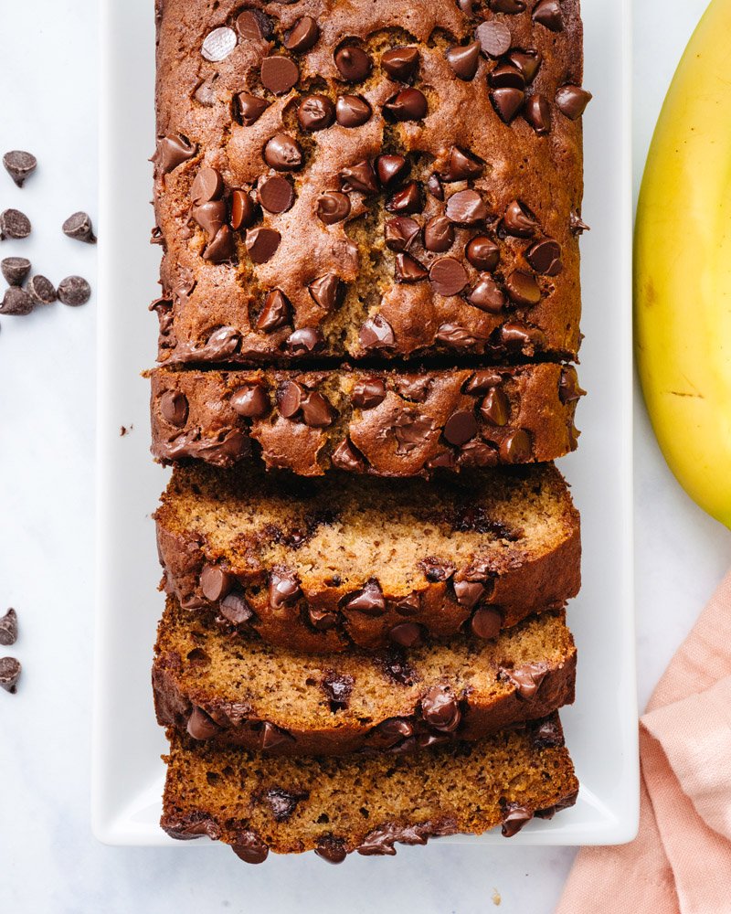 Chocolate Chip Banana Bread Recipe