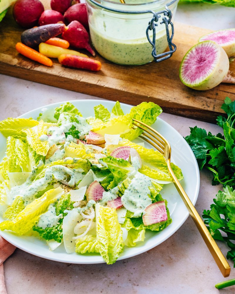 Romaine lettuce salad