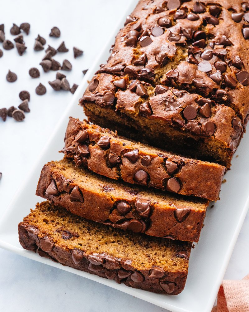 Banana Bread with Chocolate Chips