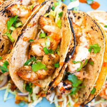 Grilled shrimp tacos