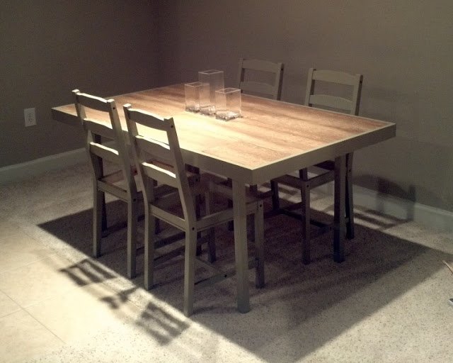 crate and barrel inspired dining table