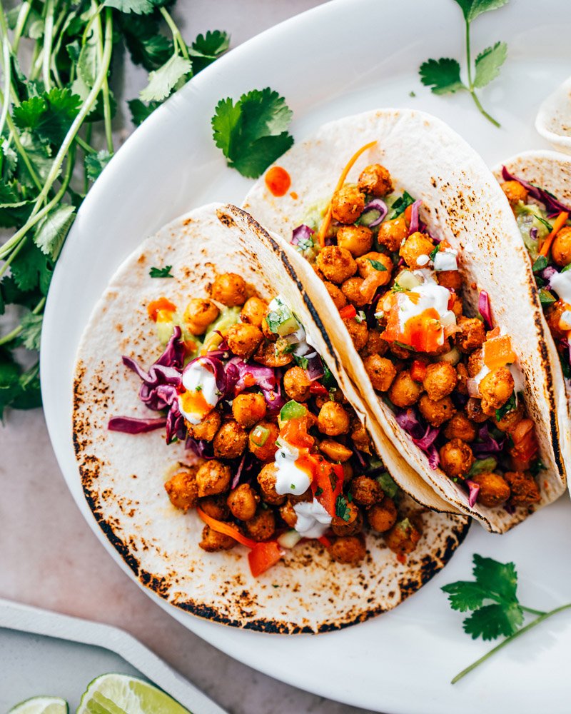 Chickpea tacos